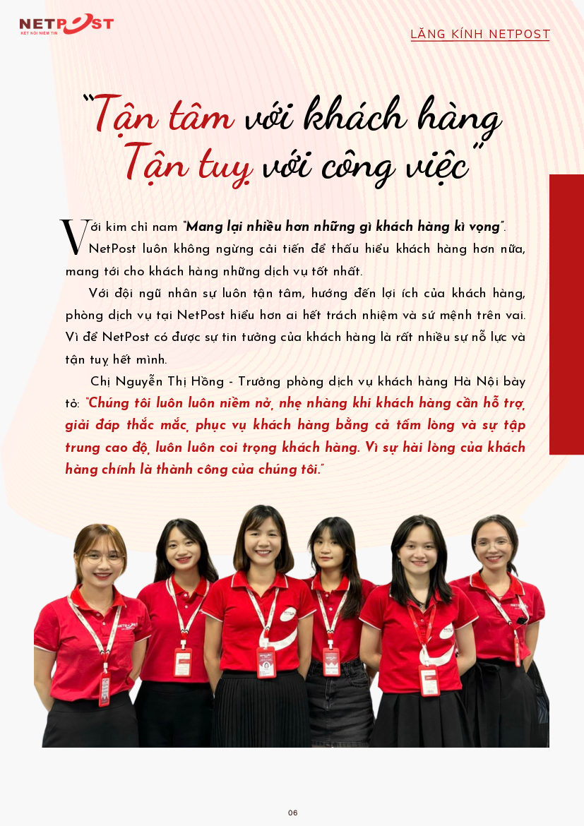 T p ch th ng 6 c ng ty c ph n chuy n ph t nhanh netpost vi t nam
